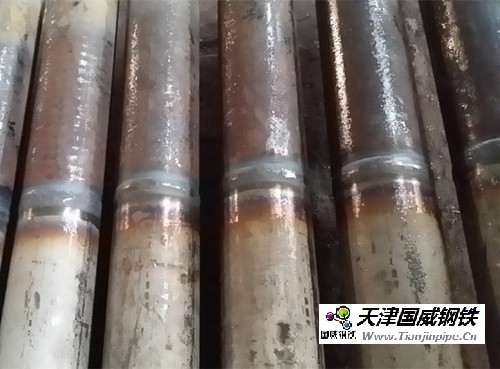 高溫再熱器過(guò)渡管|Ф57×9mm SA-213T91/SA-213TP347H組合焊接而成，管長(zhǎng)各300mm，總長(zhǎng)600mm